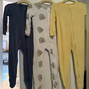 Bundle of 3 6-12 month footies Kyte Baby